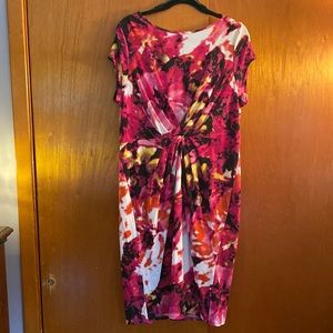 Liz Claiborne multi print dress, XL, nwt